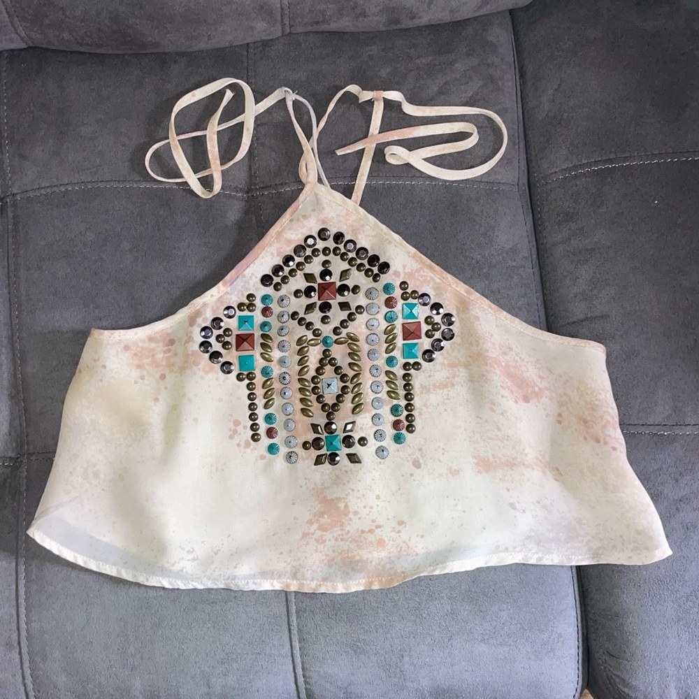 Flowy crop top
